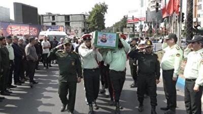تشییع پیکر سرباز شهید صالحی در آمل
