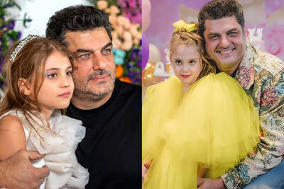 قاب جنجالی سام درخشانی و دخترش برکه + عکس
