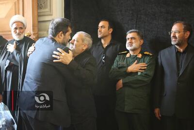 عکس/ حضور وزیر ورزش و جوانان در مراسم بزرگداشت سردار کاظمی