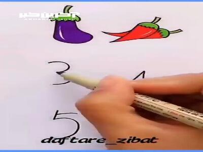 آموزش نقاشی با اعداد