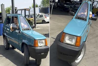 باریک‌ترین خودروی جهان(+عکس)