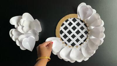 ۲ دیوارکوب کاغذی زیبا برای دکوراسیون منزل!