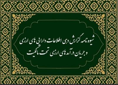 شیوه‌نامه گزارش‌دهی اطلاعات دارایی‌های ارزی و جریان درآمد‌های ارزی تحت مالکیت
