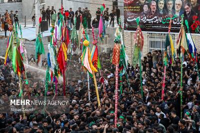 آئین ۴۰۰ ساله «علم گردانی» در میناب