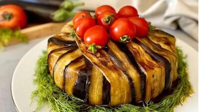 طرز تهیه سالاد بادمجان آذربایجانی