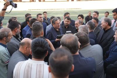 بازدید استاندار آذربایجان‌غربی از ورزشگاه ۱۵ هزار نفری شهید باکری ارومیه