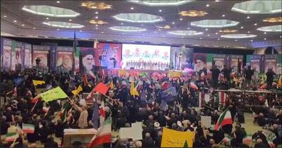 بزرگداشت شهدای اقتدار در مصلی تهران با حضور سران قوا/ دیدگاه مقامات درمورد جنگ ۱۲ روزه