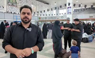 فیلم/ وضعیت مرز مهران در آستانه عاشورای حسینی