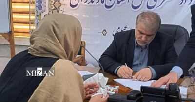 مشکلات ۱۸۰ نفر در دیدار مردمی رئیس کل دادگستری مازندران بررسی شد