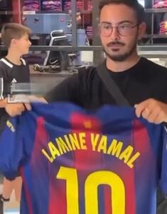 هواداران بارسلونا از همین حالا در حال تهیه پیراهن با نام و شماره 10 لامین یامال هستند! - پارس فوتبال