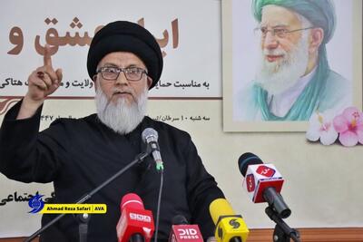 حسینی مزاری: دفاع از رهبر انقلاب اسلامی یک وظیفه شرعی و سیاسی است