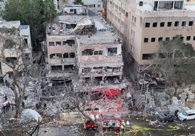 خبرنگار BBC: خرابی‌ها در تل‌آویو بسیار زیاد و گسترده است - تسنیم