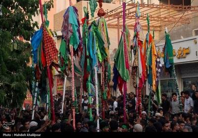 آیین 400 ساله علم‌گردانی در میناب + تصاویر - تسنیم