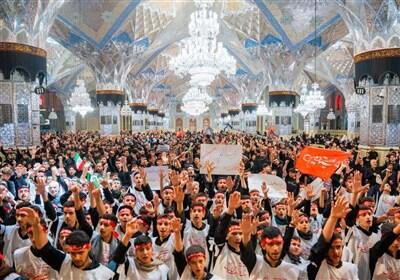 سوگواره دانش‌آموزی   احلی من‌العسل   در حرم رضوی + تصاویر - تسنیم