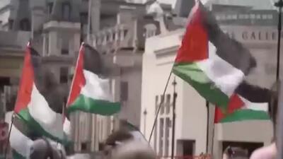 انگلیس روی موج تظاهرات ضد صهیونیستی + فیلم