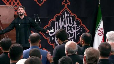 روضه‌خوانی و مداحی میثم مطیعی در بیت رهبری+فیلم