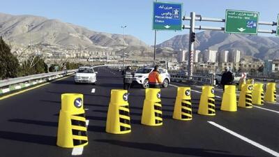 محور چالوس یک‌طرفه شد