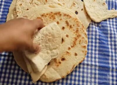 طرز تهیه نان تافتون در ماهیتابه / نان تافتون خانگی به ساده ترین شکل
