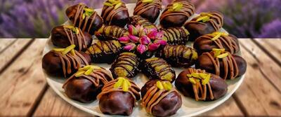 طرز تهیه خرمای لاکچری شکلاتی به سبک شکلات دبی دسر مجلسی خاص برای مهمانی!