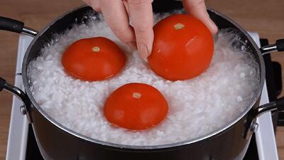 دیگه برنج را ساده درست نکن / طرز تهیه برنج و گوجه به روشی ساده و امروزی