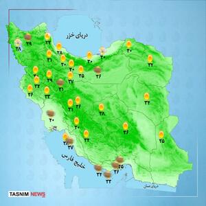 رگبار و رعدوبرق در جنوب و شرق کشور