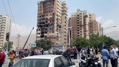 ویرانی زندگی همسایه دکتر طهرانچی در اثر حمله اسرائیل/ ویدئو