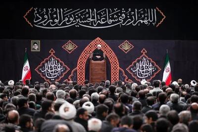 برگزاری مراسم عزاداری شب هشتم محرم در حسینیه امام خمینی
