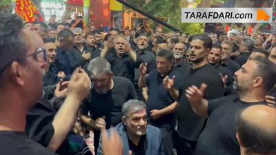 حضور امیر قلعه نویی در مراسم عزاداری هیات ورزشکاران شهرری - پارس فوتبال