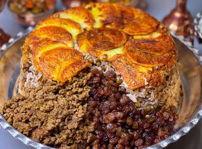 طرز تهیه عدس پلو نذری برای ۱۰۰ نفر ؛ خوش عطر و طعم