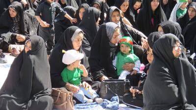 گزارش تصویری از همایش کودکان حسینی به یاد شهدای خردسال جنایات رژیم صهیونیستی