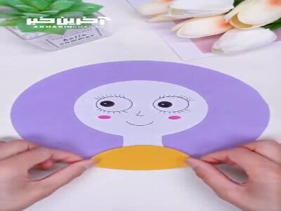 کاردستی بسازیم/درست کردن آدمک هایی با موهای فرفری