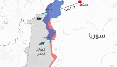 جنوب سوریه جولانگاه ارتش صهیونیستی