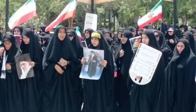 اجتماع بزرگ زینبیون در شهرستان بهارستان
