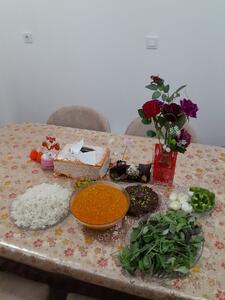 از شما/خوشمزه نهارامروزمون دال عدس ،نوش نگاه گرمتان😋😋😋🩶🩶