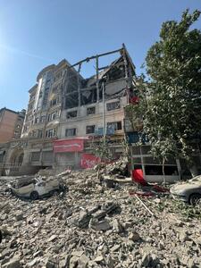 تصویرآخرالزمانی از میدان تجریش پس از حمله اسرائیل