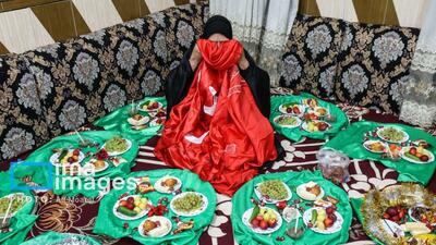 گزارش/ آیین سینی گردانی حضرت قاسم (ع)