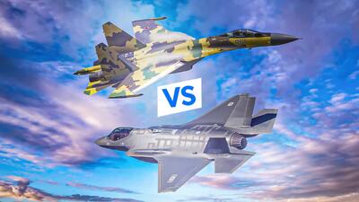 مقایسه سوخو 35 با اف 35؛ پنهان‌کاری F35 یا مانورپذیری Su35؟ | مجله پدال