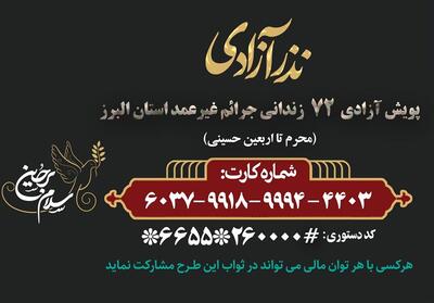اجرای پویش   نذر آزادی   در البرز؛ همدلی برای آزادی 72 زندانی - تسنیم