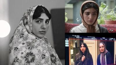 رفاقت سینمایی بنفشه ریاضی و هوتن شکیبا در پشت صحنه تاسیان + عکس