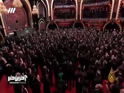  نوحه‌خوانی پراحساس حاج نریمان پناهی در حلقه سینه زنی یزدی‌ها