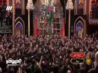 دودمه معروف شب تاسوعا در حسینی معلی