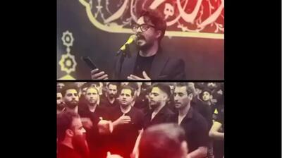 هیئت آزادشهر یزد با شعار  واسه ایران که همه جان و تنه  (فیلم)