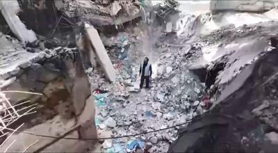 تصاویری از گودال عظیم در زندان اوین (فیلم)