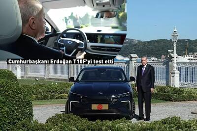اردوغان خودروی جدید توگ مدل T10F را آزمایش کرد