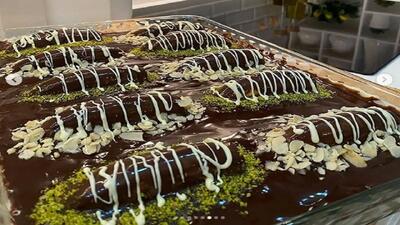 طرز تهیه کیک مالاگا شکلاتی