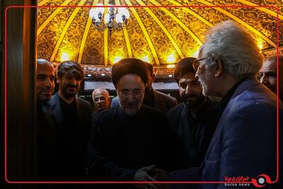 حضور سید محمد خاتمی در حسینیه دارالزهرا