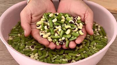 دستور پخت مادربزرگم برای درست کردن لوبیا چشم بلبلی!