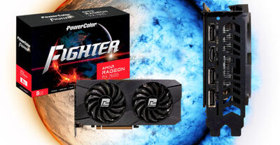 پاورکالر کارت گرافیک RX 7600 Fighter V2 را با یک خنک کننده بزرگتر روانه بازار کرد