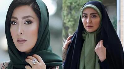 تصویر روز | ژست و پوشش خاص «مریم معصومی» در یک کتابفروشی | گلی شی