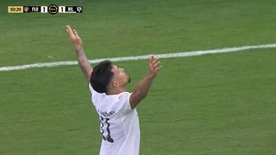 گل اول الهلال به فلومیننزه (مارکوس لئوناردو)